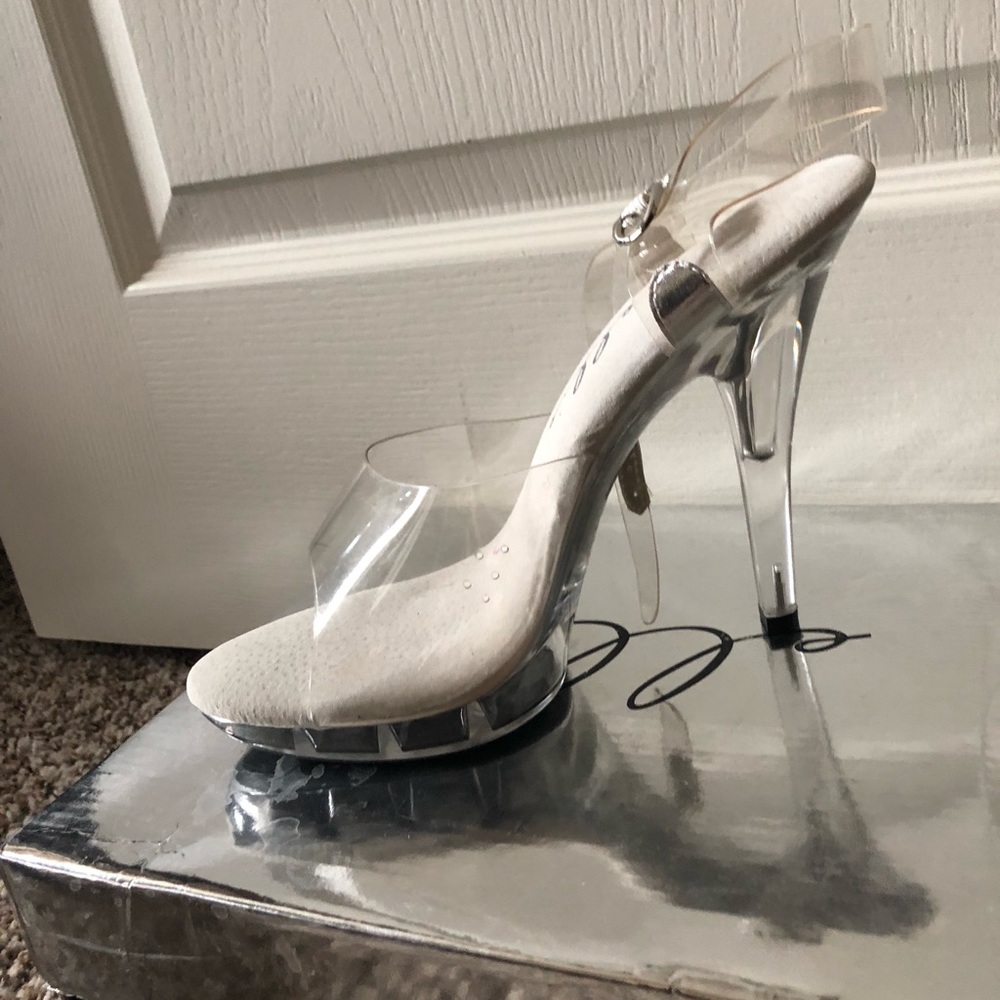 Competition clear heels